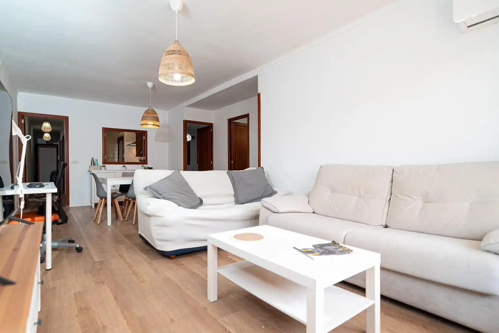 Sala d'estar de Apartament en venda en Manacor amb Aire condicionat, Moblat i Balcó