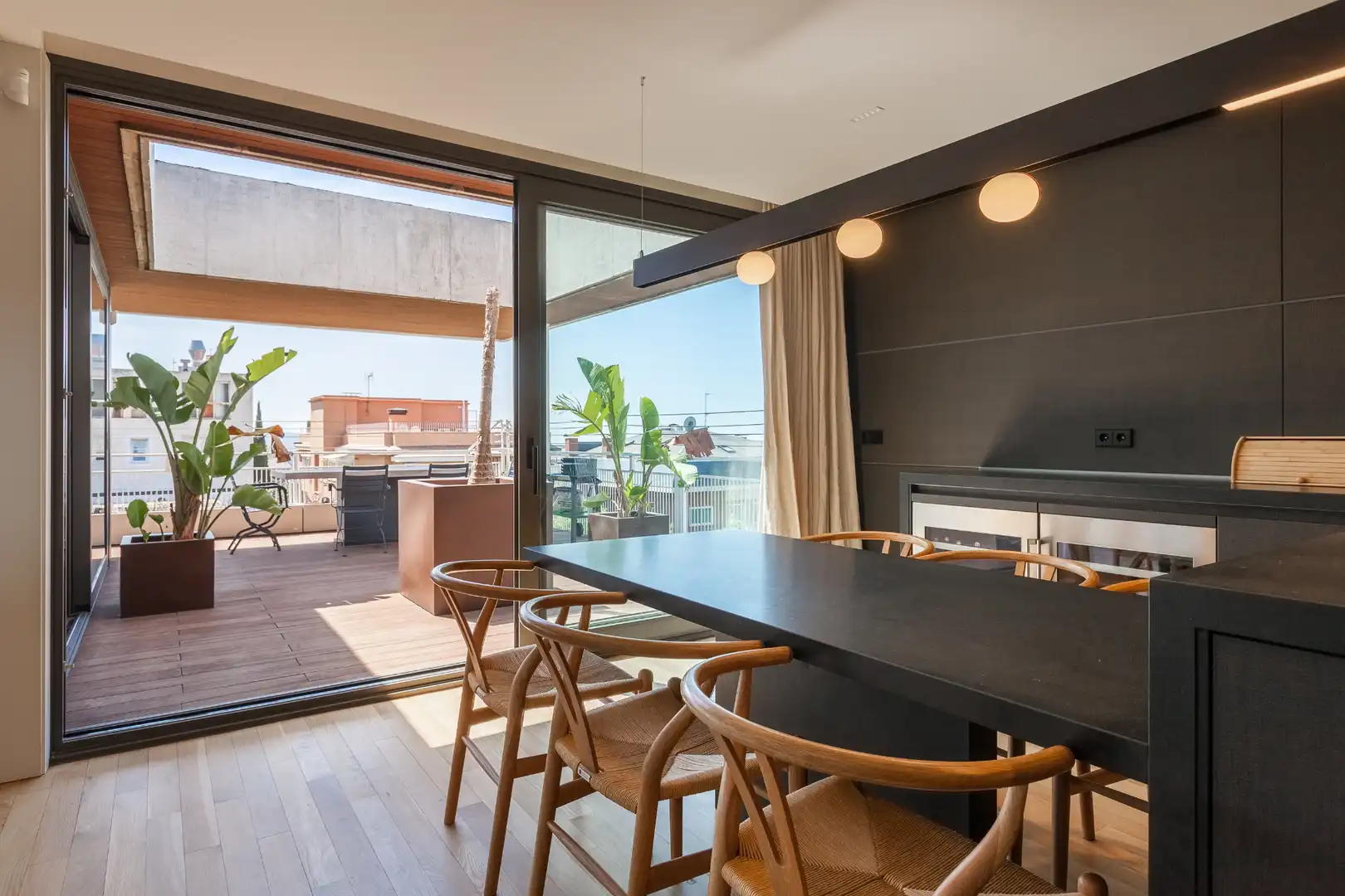 Terrassa de Àtic de lloguer en Barcelona amb Aire condicionat, Calefacció i Parquet