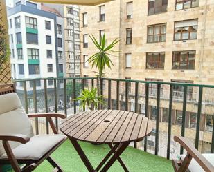 Balcony of Flat to rent in Gijón   with Heating, Parquet flooring and Terrace