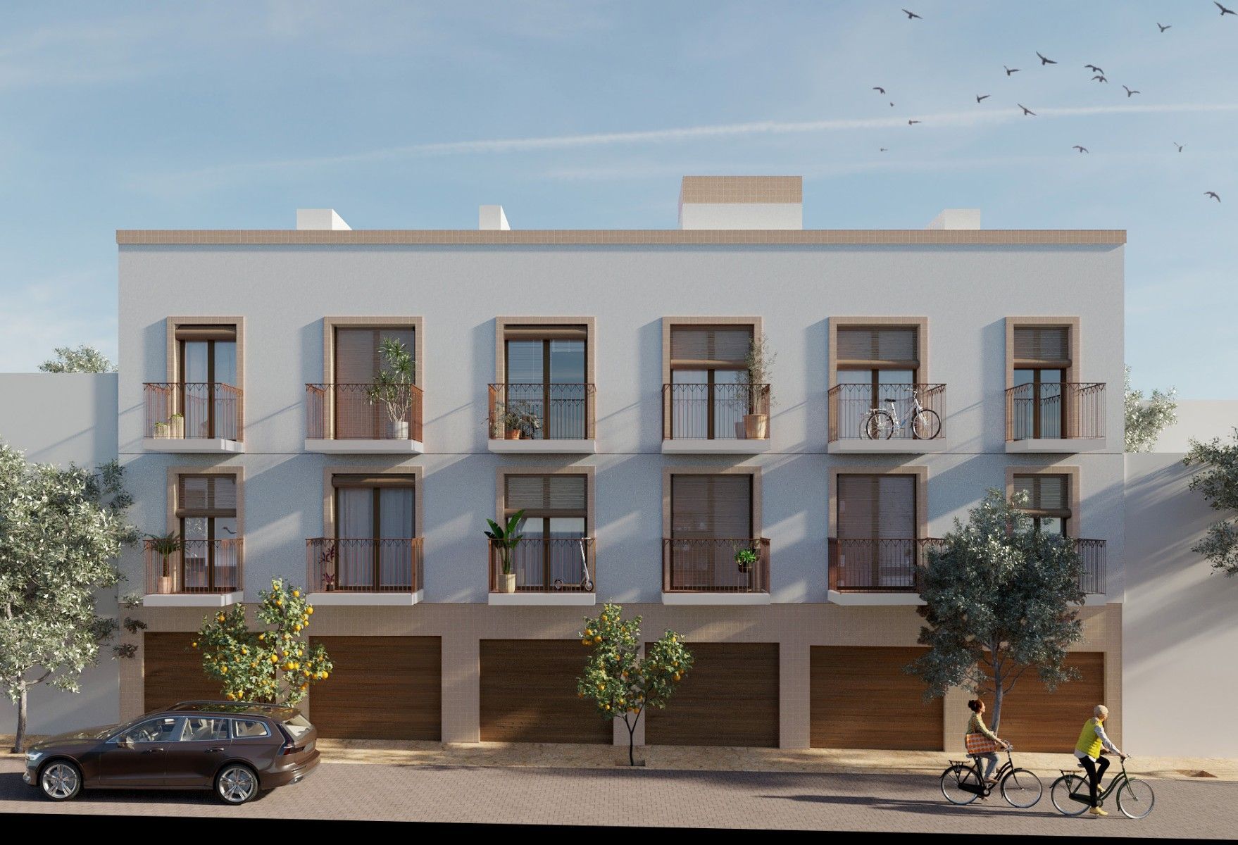 Vista exterior de Apartament en venda en Hondón de las Nieves / El Fondó de les Neus amb Balcó i Piscina comunitària