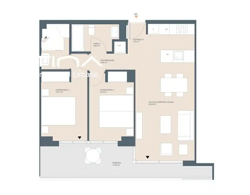 Apartament en venda en Jávea / Xàbia amb Aire condicionat, Calefacció i Terrassa