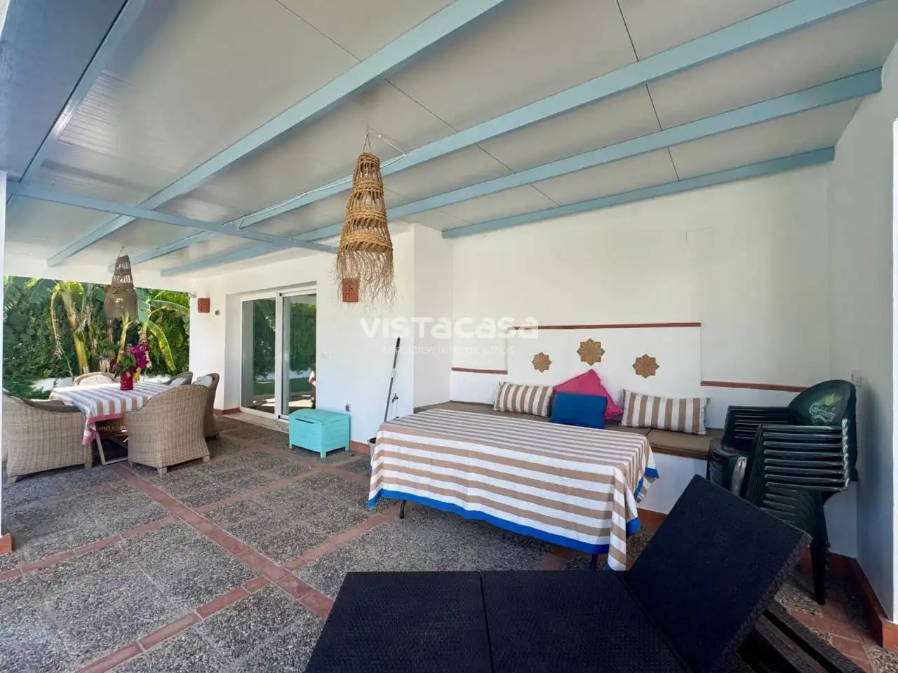 Terrassa de Casa o xalet de lloguer en Carmona amb Aire condicionat, Calefacció i Jardí privat