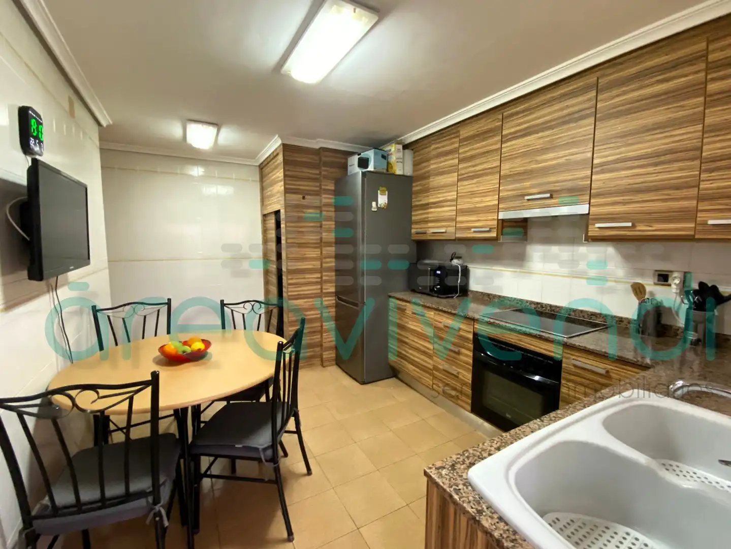 Cocina de Piso en venta en Almazora / Almassora con Aire acondicionado, Trastero y Amueblado