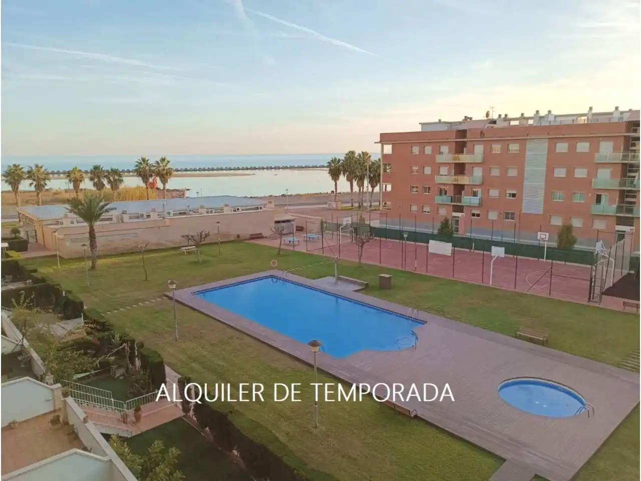 Bedroom of Flat for rent in Cubelles  with Air Conditioner, Heating and Terrace