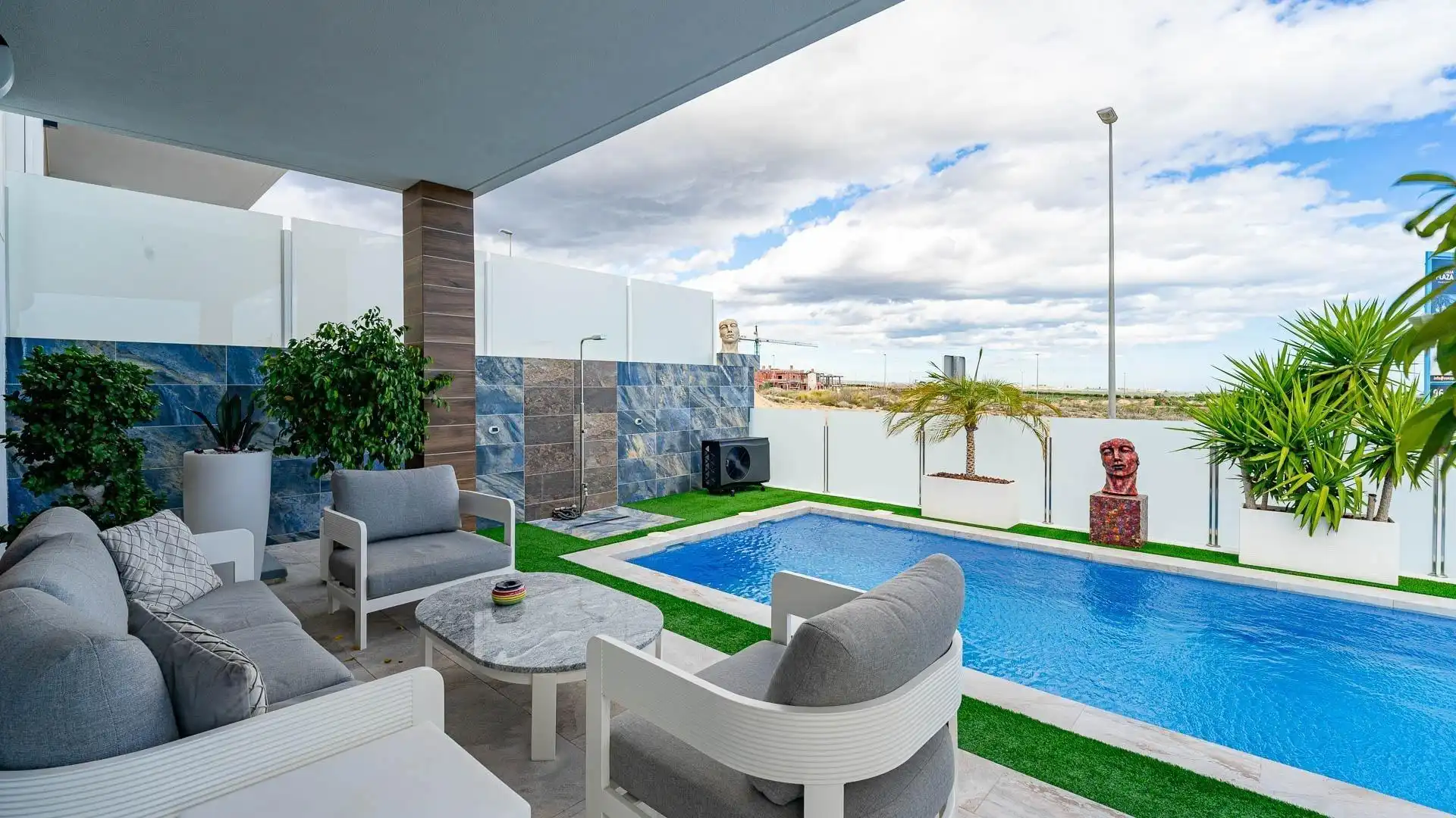 Terrassa de Casa o xalet en venda en Orihuela amb Aire condicionat, Jardí privat i Terrassa