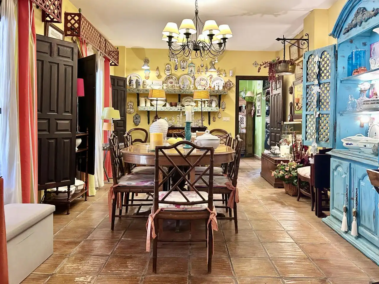 Dining room of Houses for sale in Alicante / Alacant  with Air Conditioner, Private garden and Terrace
