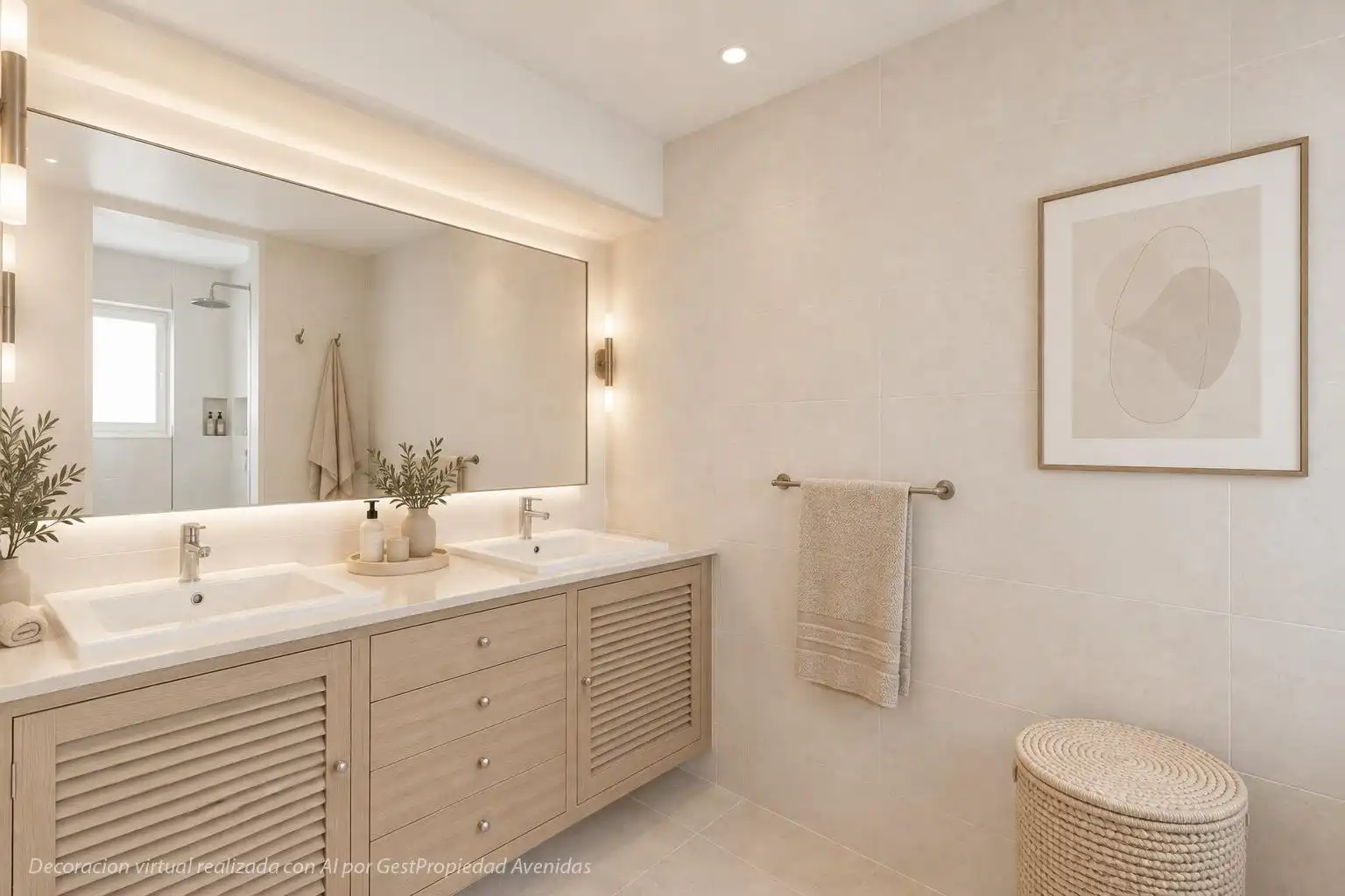 Bathroom of Flat for sale in  Palma de Mallorca  with Air Conditioner, Private garden and Terrace