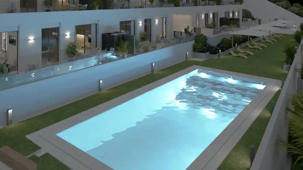Piscina de Ático en venta en Nerja con Aire acondicionado, Calefacción y Terraza