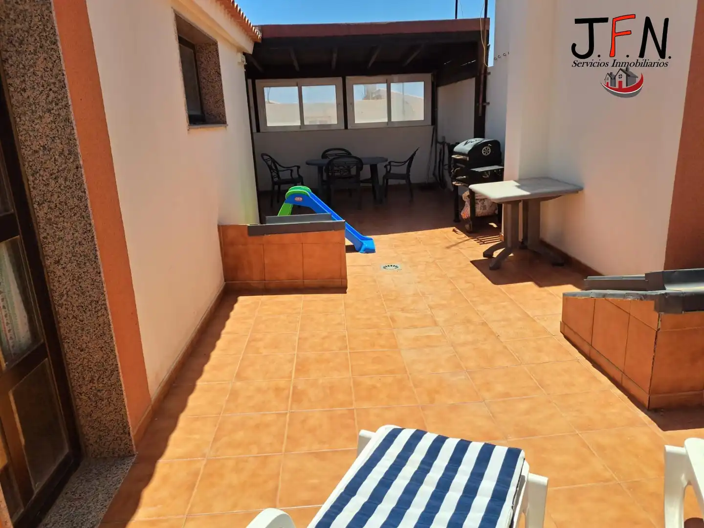 Terraza de Casa adosada en venta en Puerto del Rosario con Terraza, Trastero y Amueblado