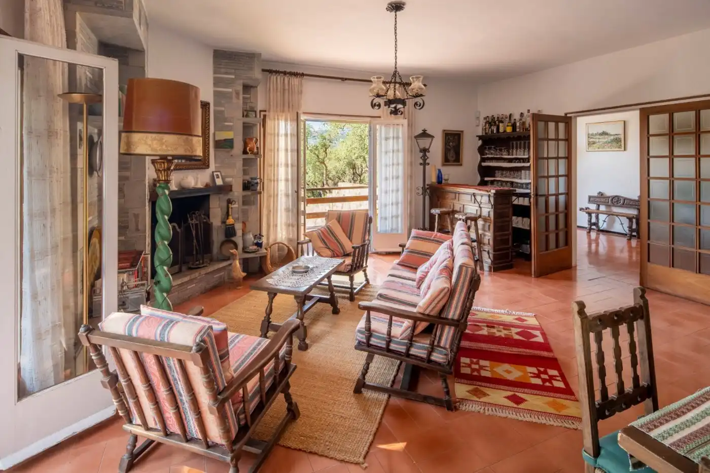 Sala de estar de Casa o chalet en venta en Castell d'Aro, Platja d'Aro i s'Agaró con Aire acondicionado, Jardín privado y Piscina