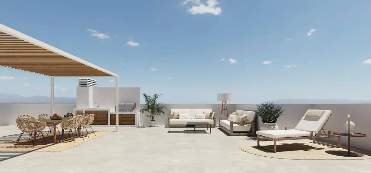 Terrassa de Apartament en venda en Pilar de la Horadada amb Piscina comunitària