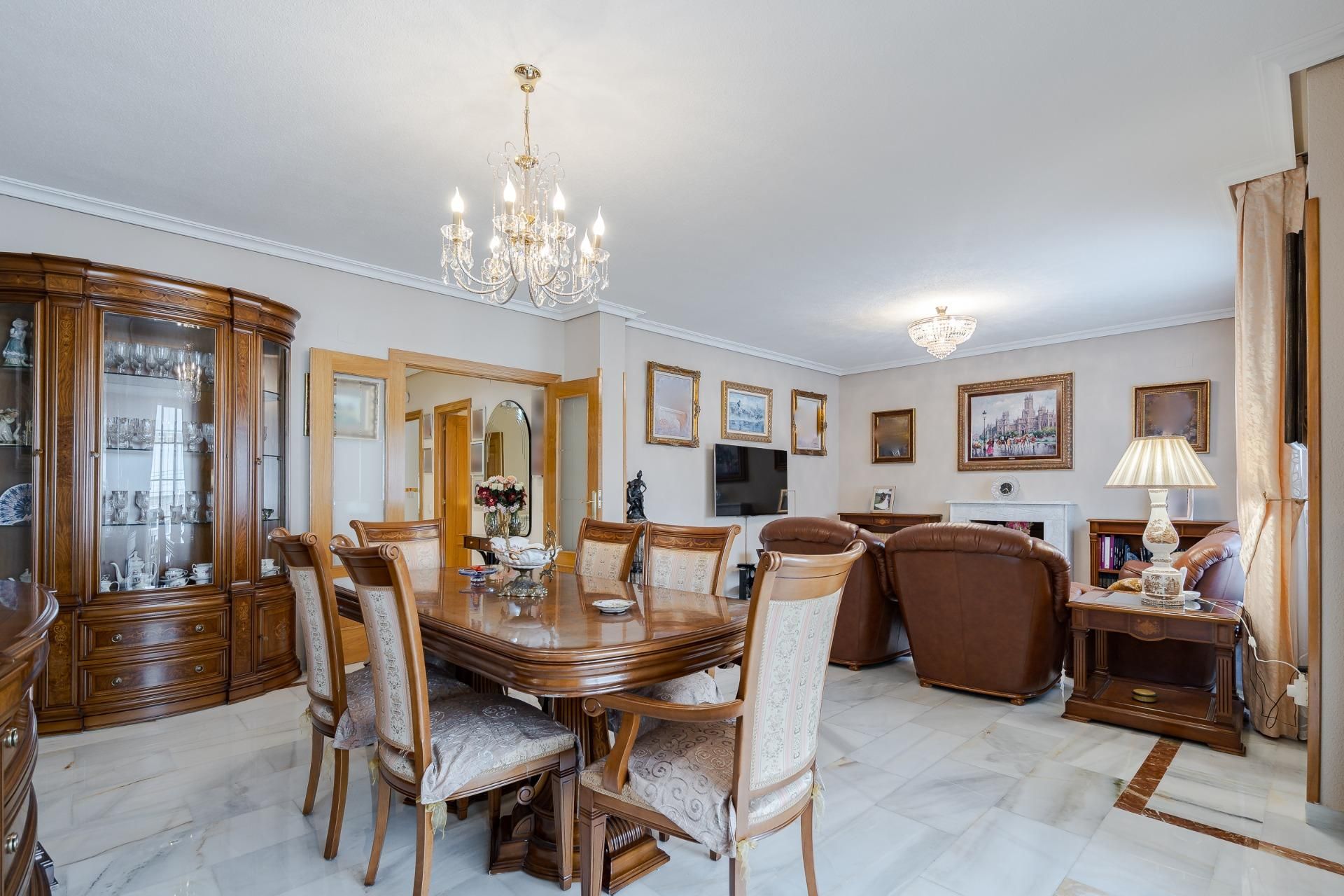 Menjador de Casa adosada en venda en Rivas-Vaciamadrid amb Aire condicionat, Calefacció i Jardí privat