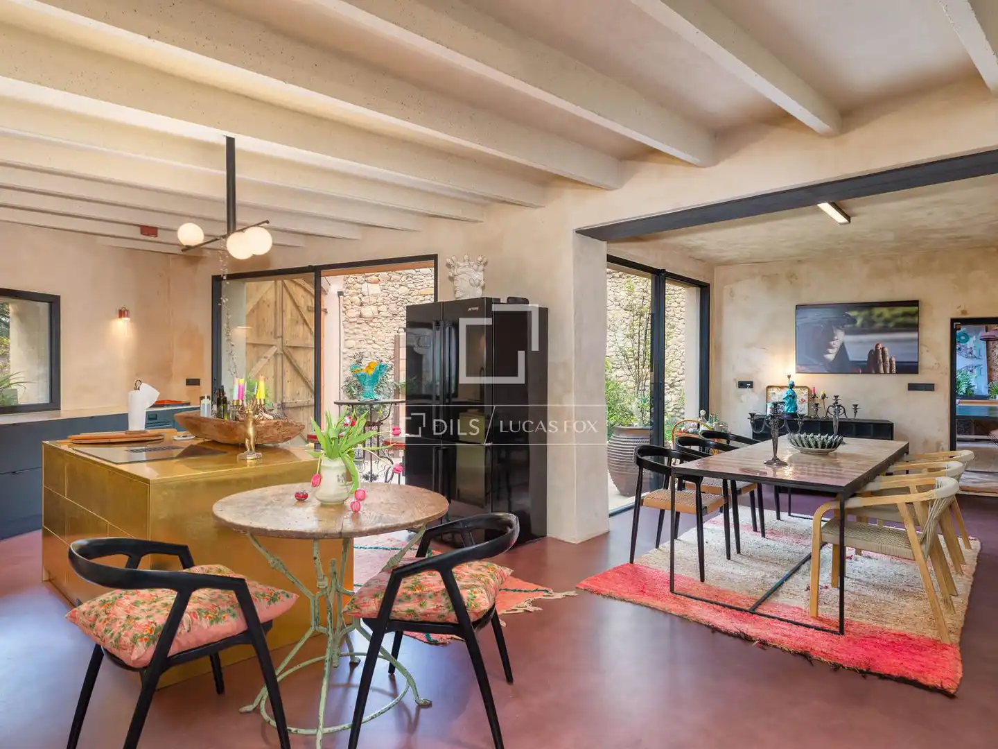 Menjador de Casa o xalet en venda en Figueres amb Aire condicionat, Calefacció i Parquet