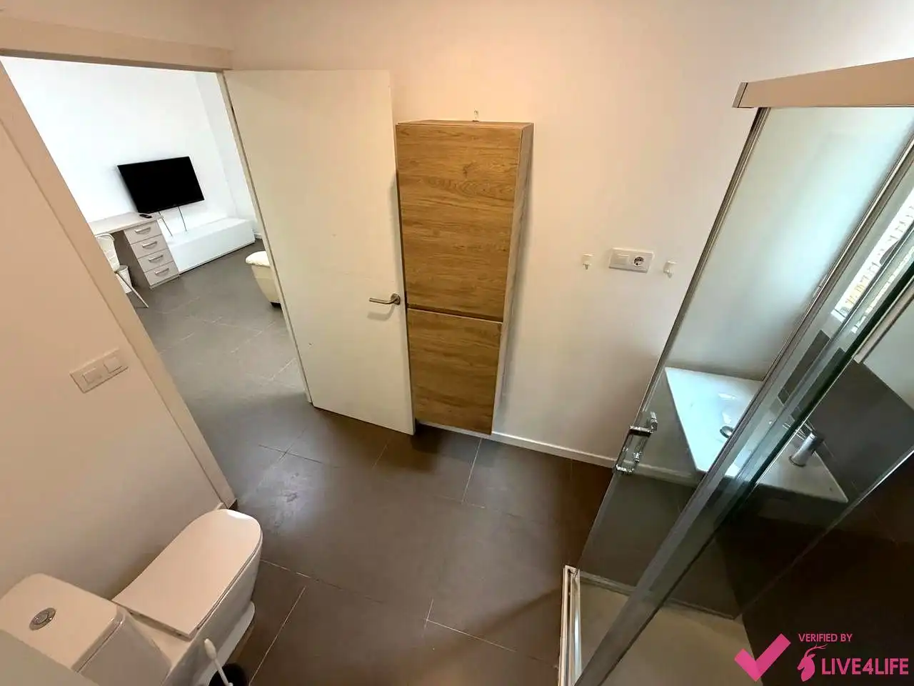 Baño de Planta baja de alquiler en Valencia con Aire acondicionado, Terraza y Amueblado