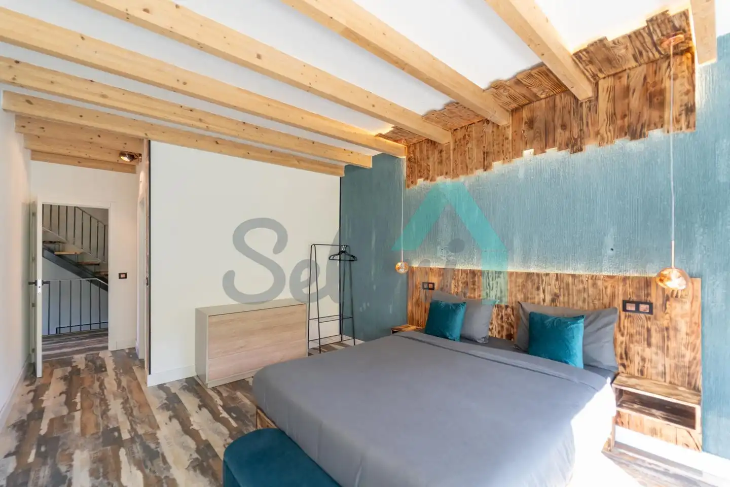 Habitación de Casa o chalet de alquiler en Mieres (Asturias) con Calefacción, Terraza y Amueblado