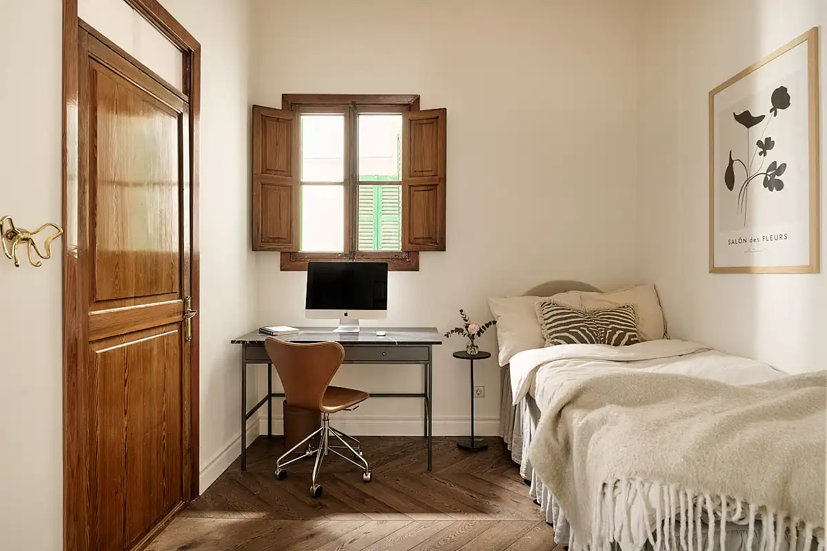 Dormitori de Apartament en venda en  Palma de Mallorca amb Aire condicionat, Calefacció i Terrassa