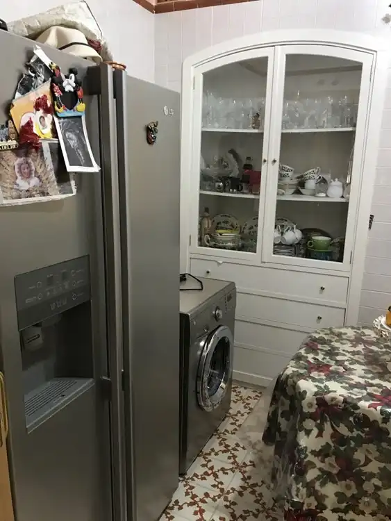 Kitchen of Flat for sale in Lora del Río  with Air Conditioner, Heating and Furnished
