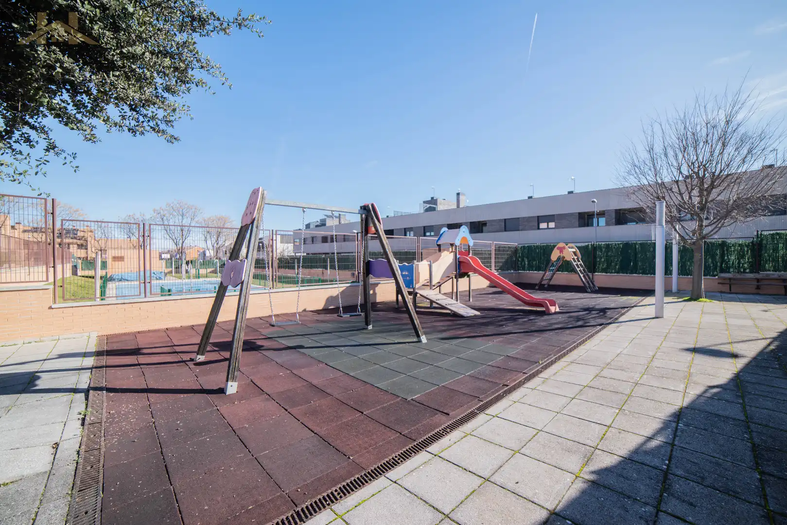 Terraza de Casa adosada en venta en Valdemoro con Aire acondicionado, Calefacción y Jardín privado