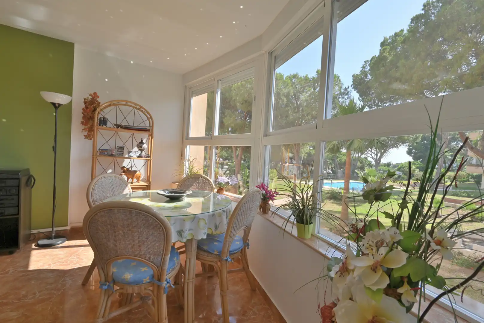 Dining room of Apartments for sale in Mijas  with Air Conditioner, Terrace and Swimming Pool