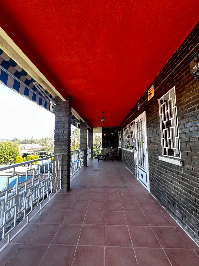 Terraza de Casa o chalet en venta en Las Rozas de Madrid con Aire acondicionado, Calefacción y Jardín privado