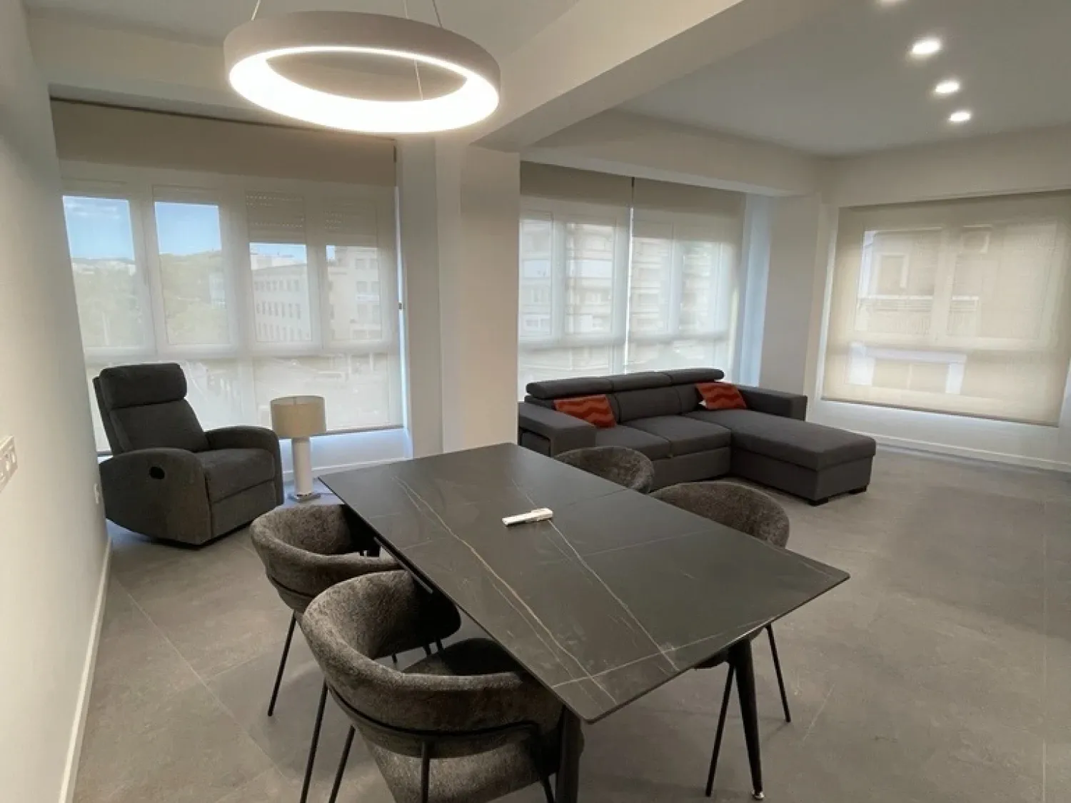 Living room of Flat to rent in  Murcia Capital  with Air Conditioner, Heating and Furnished