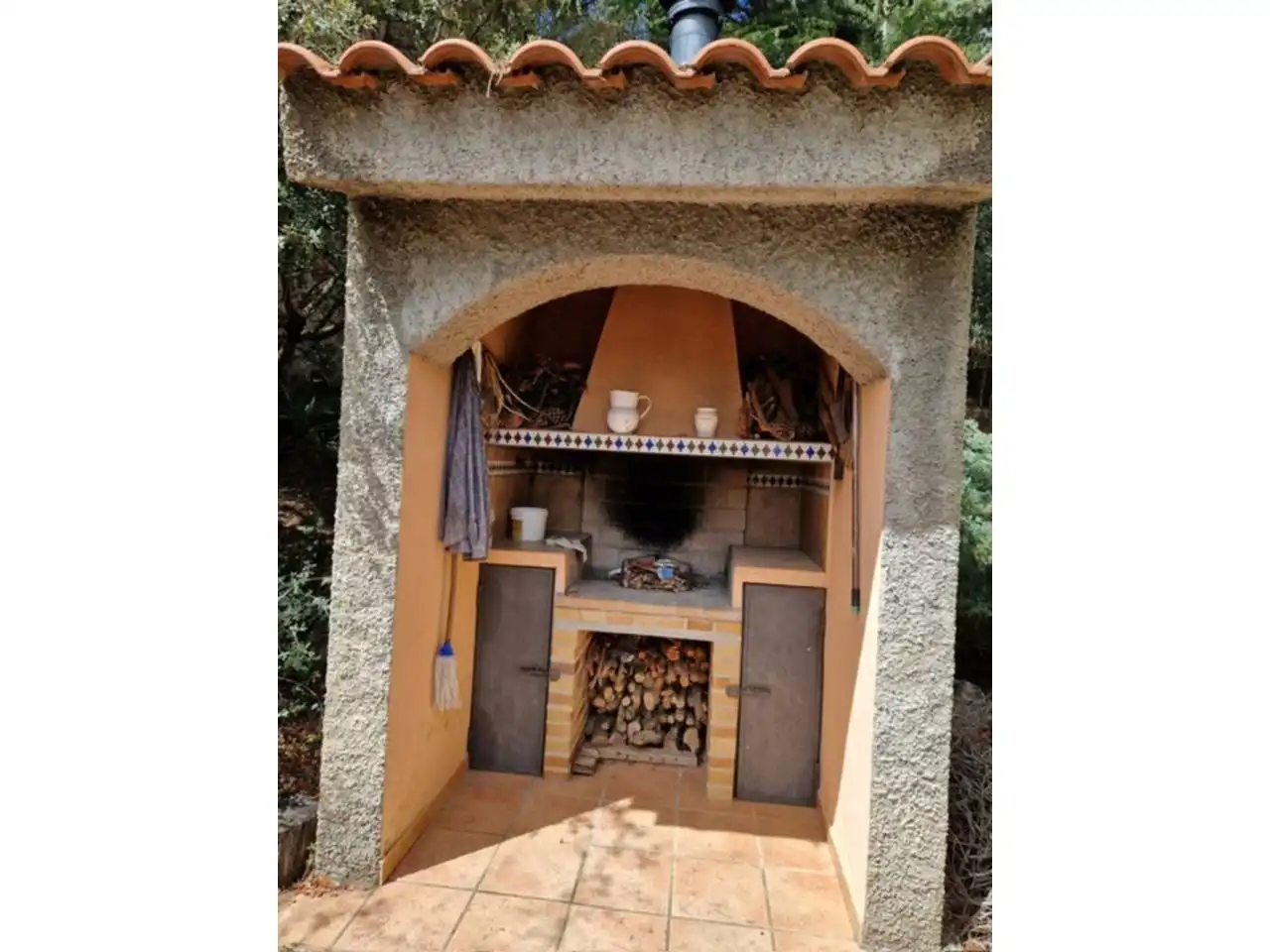 Garden of Houses for sale in Riópar  with Heating, Private garden and Furnished