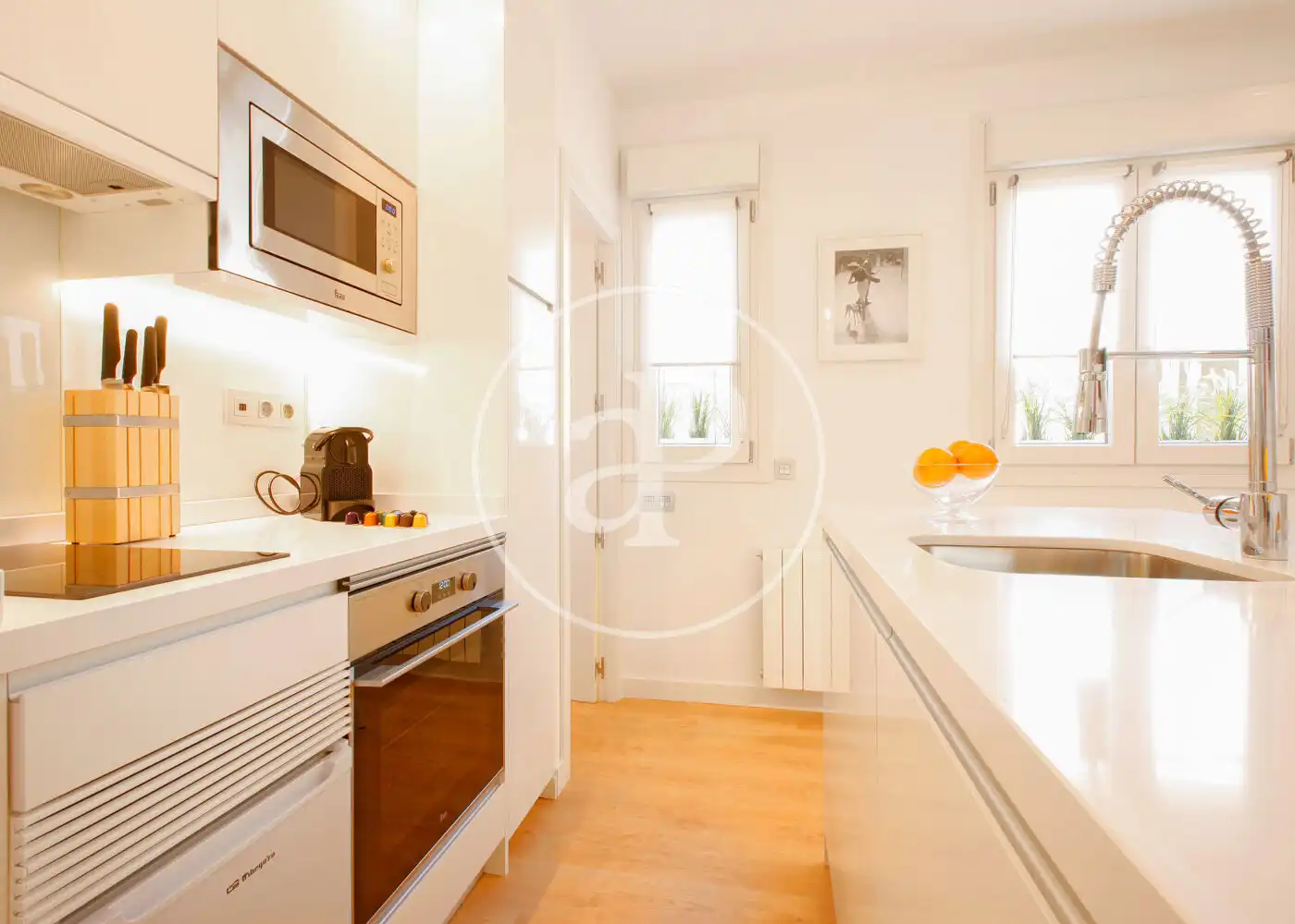 Cocina de Piso de alquiler en Madrid con Aire acondicionado, Calefacción y Amueblado