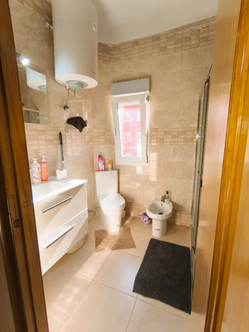 Bathroom of Flat for sale in Venta de Baños  with Heating, Terrace and Furnished