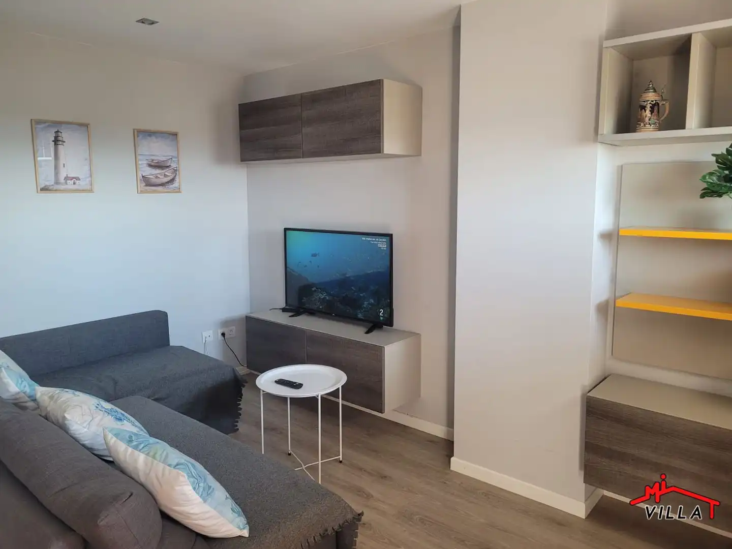 Living room of Attic for rent in Laredo  with Heating, Terrace and Furnished
