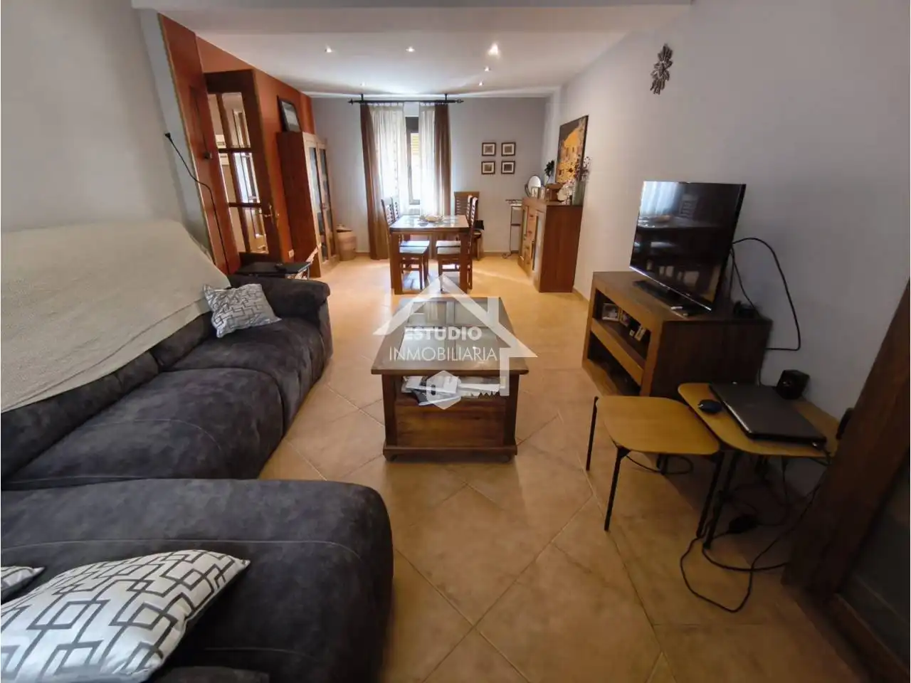 Sala de estar de Casa o chalet en venta en Mendavia con Aire acondicionado, Calefacción y Terraza