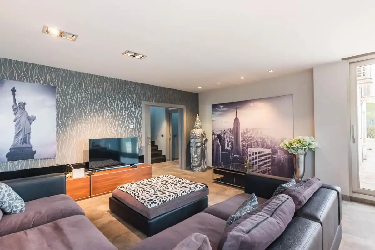 Sala de estar de Casa o chalet en venta en Yecla con Aire acondicionado, Calefacción y Jardín privado