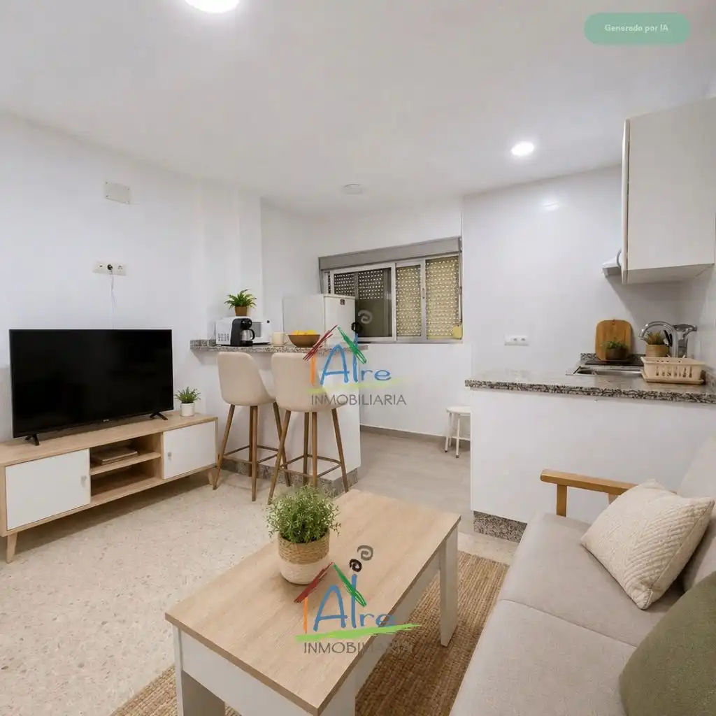 Sala de estar de Apartamento en venta en Almonte con Amueblado y Piscina comunitaria