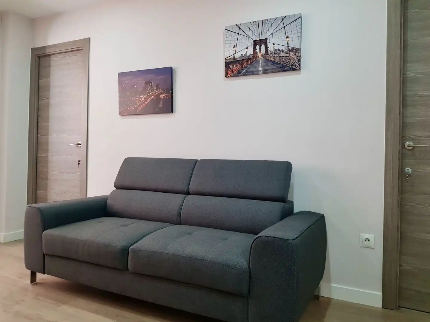 Sala d'estar de Pis en venda en Málaga amb Aire condicionat i Moblat