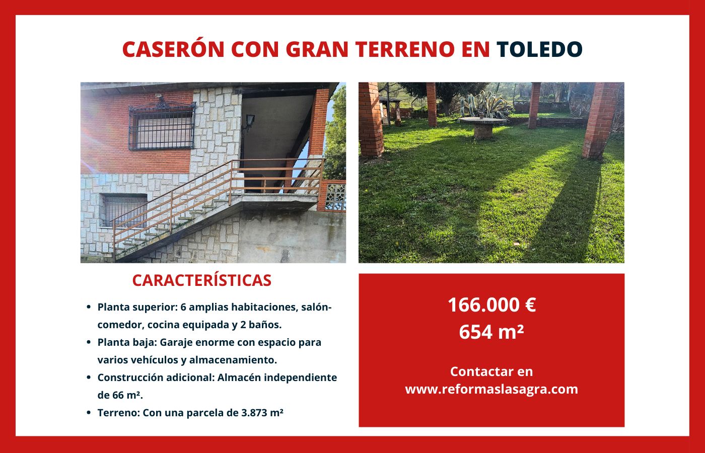 Jardí de Casa o xalet en venda en  Toledo Capital
