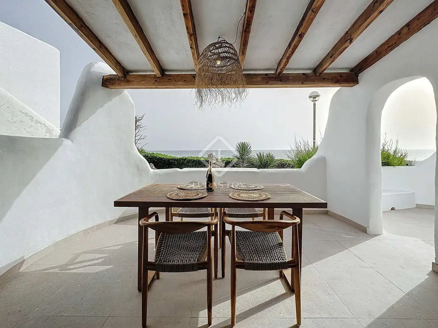 Terrasse von Haus oder Chalet zur Miete in Ciutadella de Menorca mit Klimaanlage, Privatgarten und Terrasse