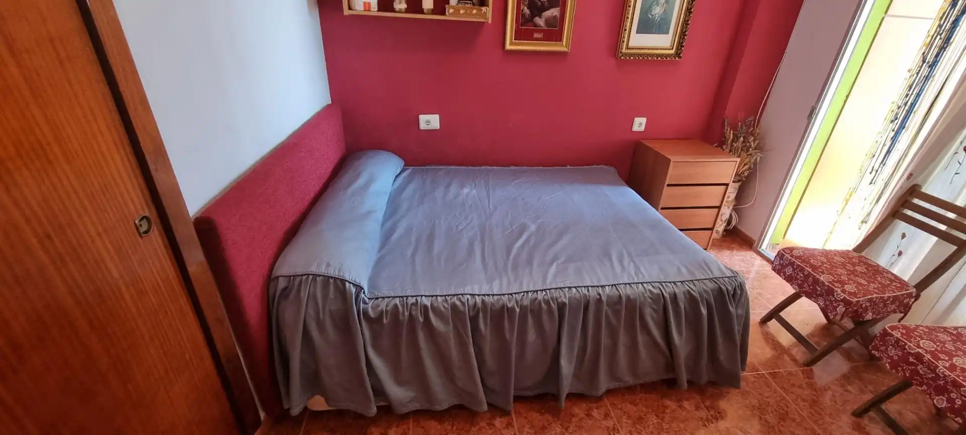 Bedroom of Flat for sale in Cullera  with Air Conditioner, Storage room and Furnished
