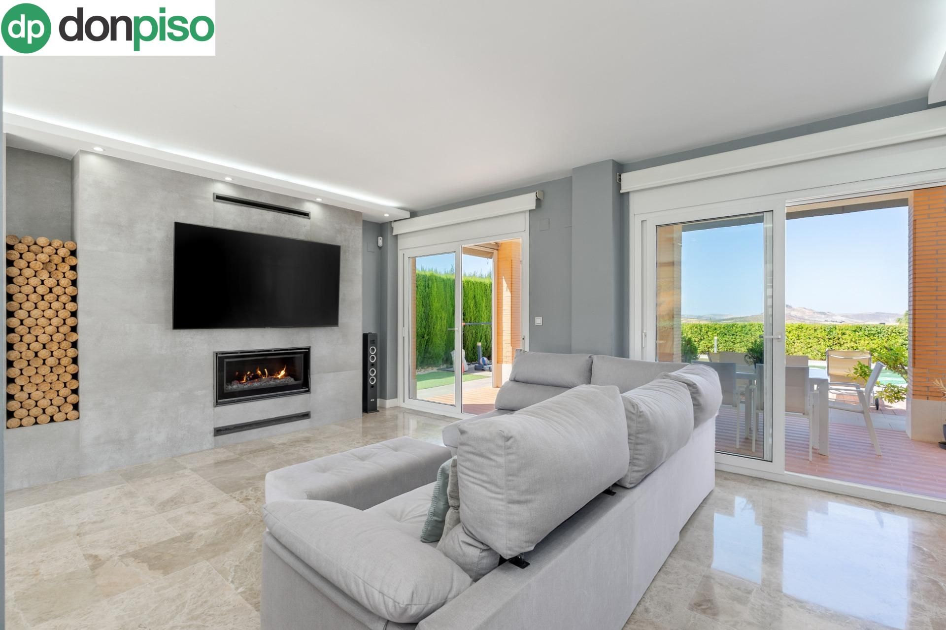 Living room of House or chalet for sale in Villa de Otura  with Air Conditioner, Heating and Private garden