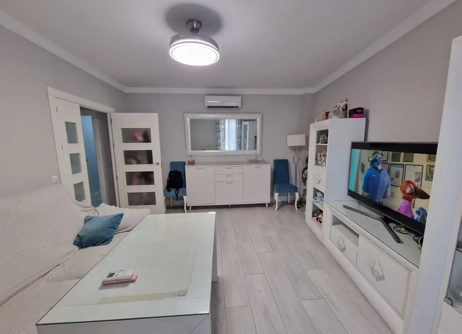 Wohnzimmer von Erdgeschoss zum Verkauf in Montemayor mit Klimaanlage und Möbliert