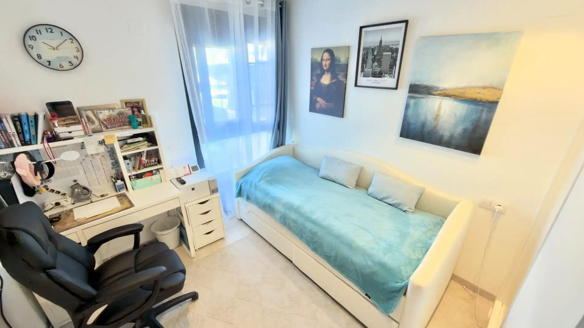 Dormitori de Apartament en venda en Finestrat amb Aire condicionat, Calefacció i Jardí privat