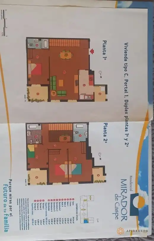 Dúplex en venta en Caspe con Aire acondicionado, Calefacción y Trastero