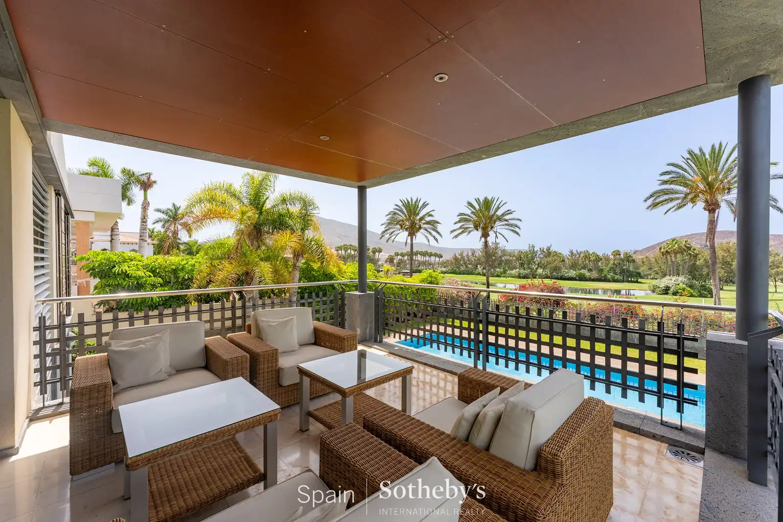 Terraza de Casa o chalet de alquiler en Arona con Aire acondicionado, Jardín privado y Terraza