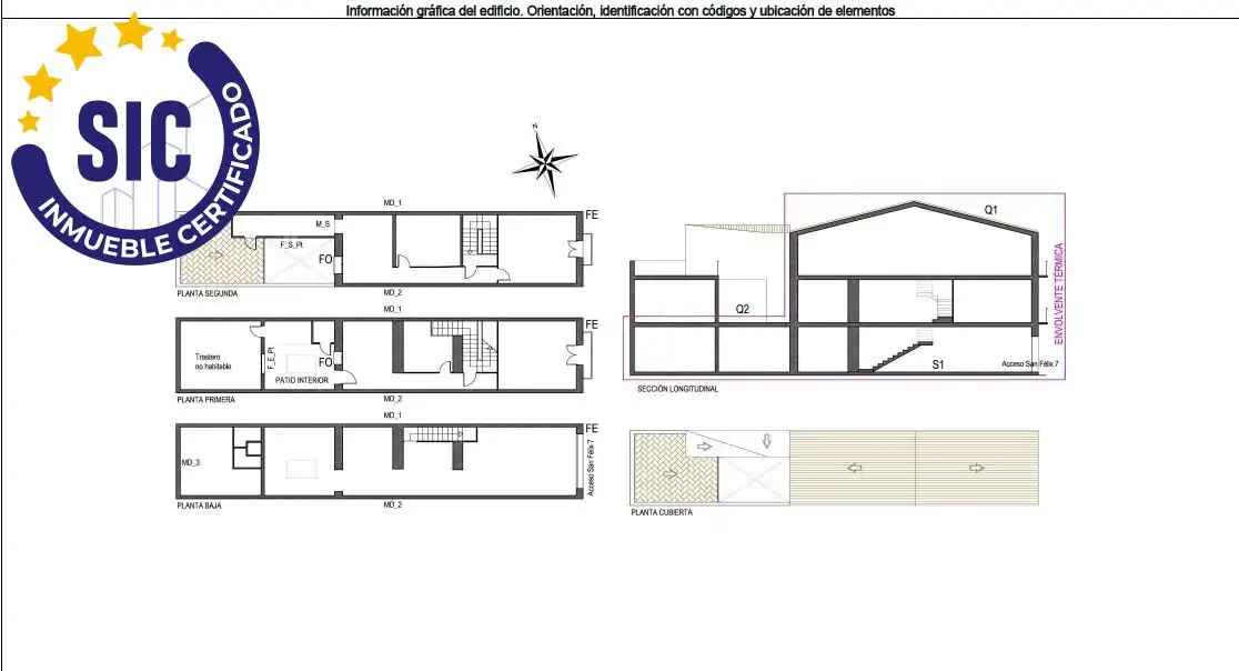 Casa con terraza en venta en Calle Calle de San Félix 7, imagen 37