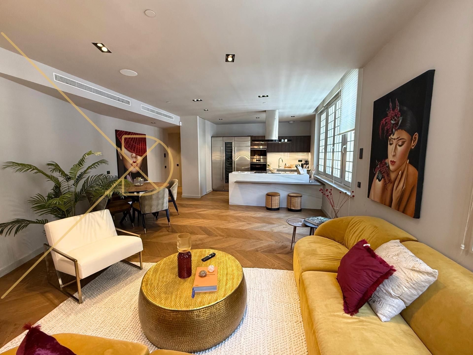 Living room of Flat for sale in  Barcelona Capital  with Parquet flooring