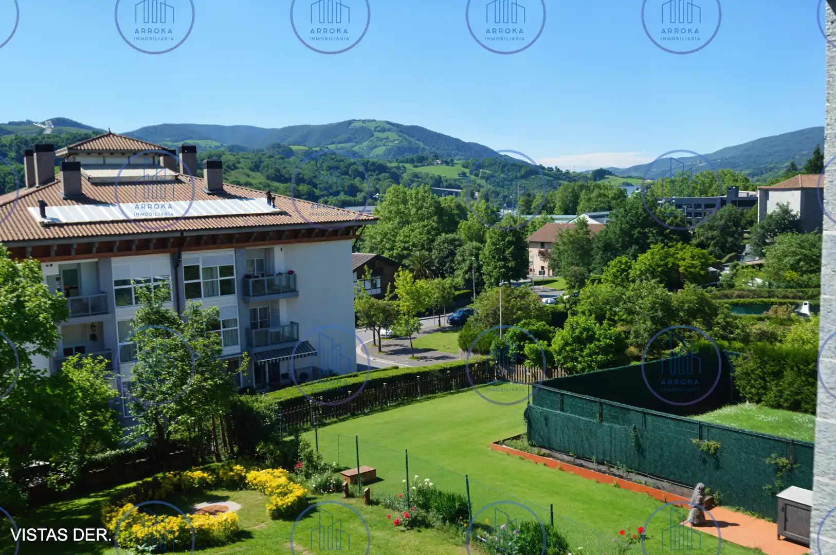 Garten von Einfamilien-Reihenhaus zum Verkauf in Andoain mit Heizung, Privatgarten und Parkett
