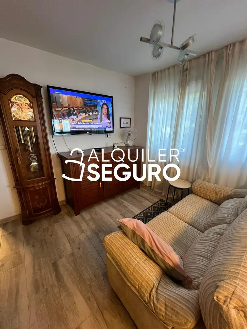 Sala de estar de Piso de alquiler en Madrid con Calefacción y Amueblado