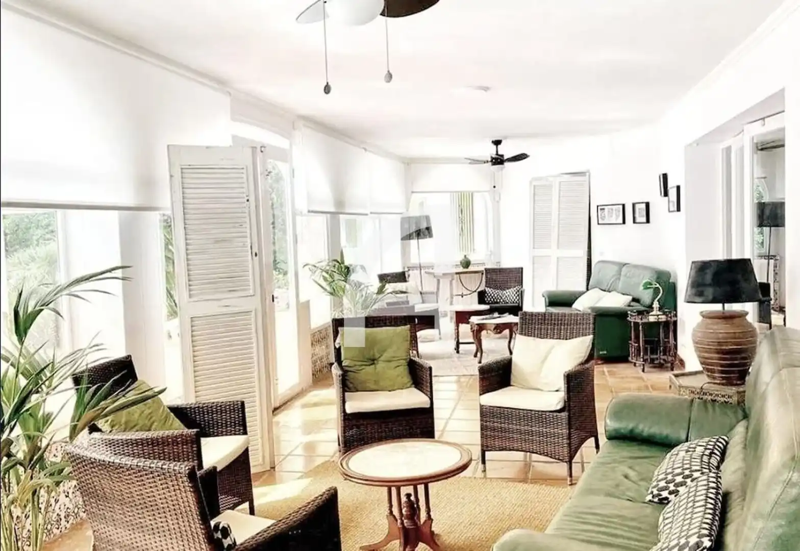 Sala de estar de Casa o chalet de alquiler en Mijas con Aire acondicionado, Calefacción y Terraza