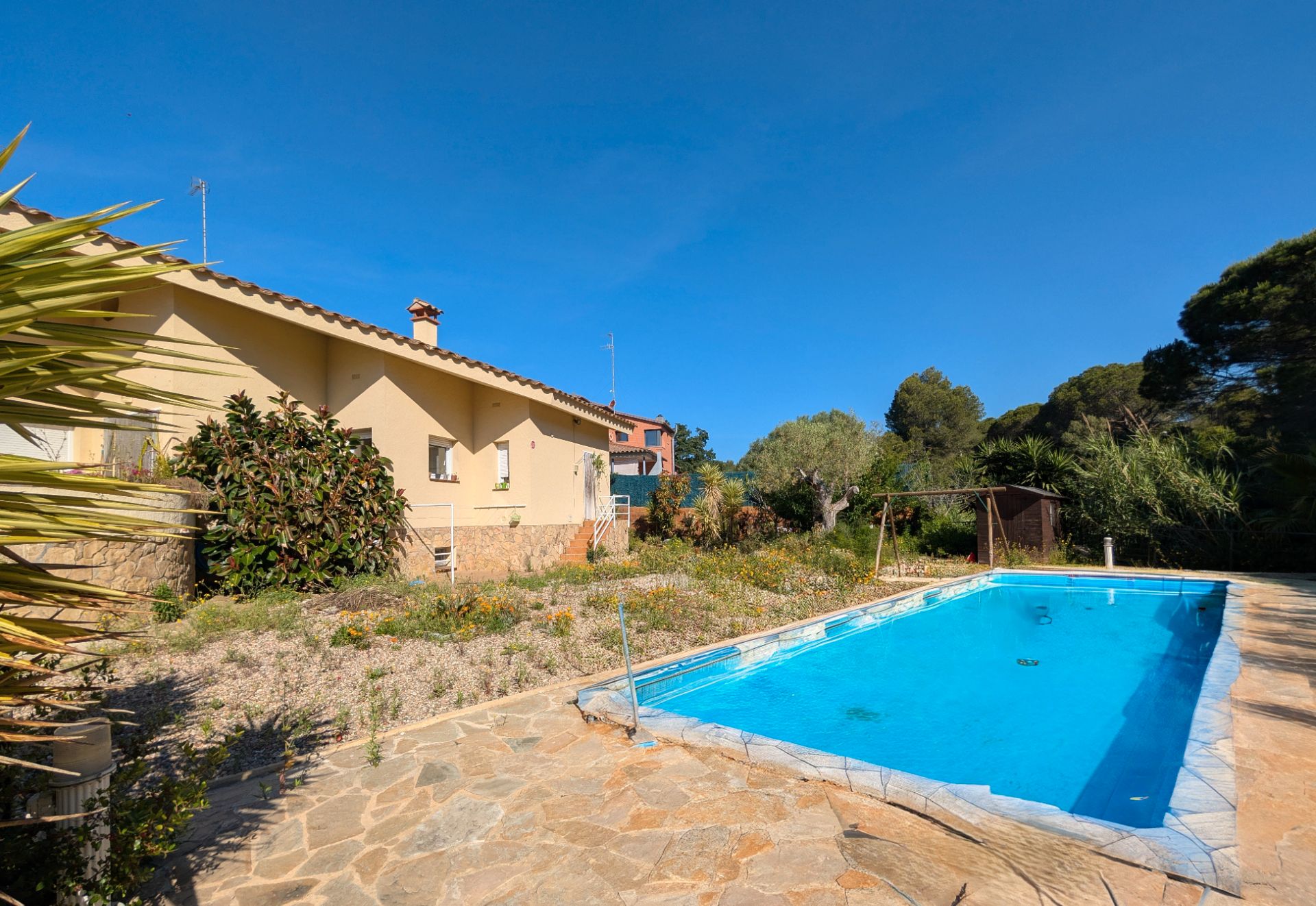 Swimming pool of House or chalet for sale in Calonge i Sant Antoni  with Air Conditioner, Heating and Private garden
