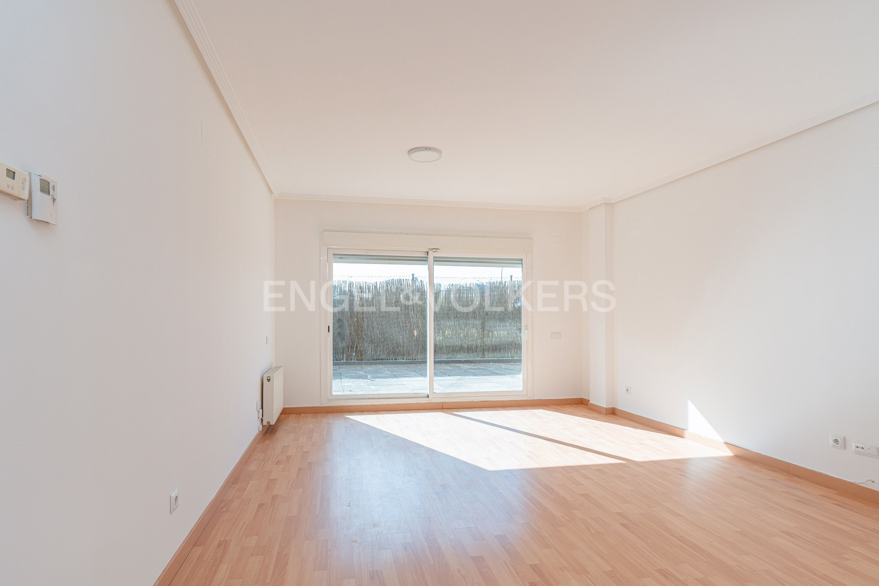 Living room of Apartment to rent in  Madrid Capital  with Air Conditioner, Heating and Private garden