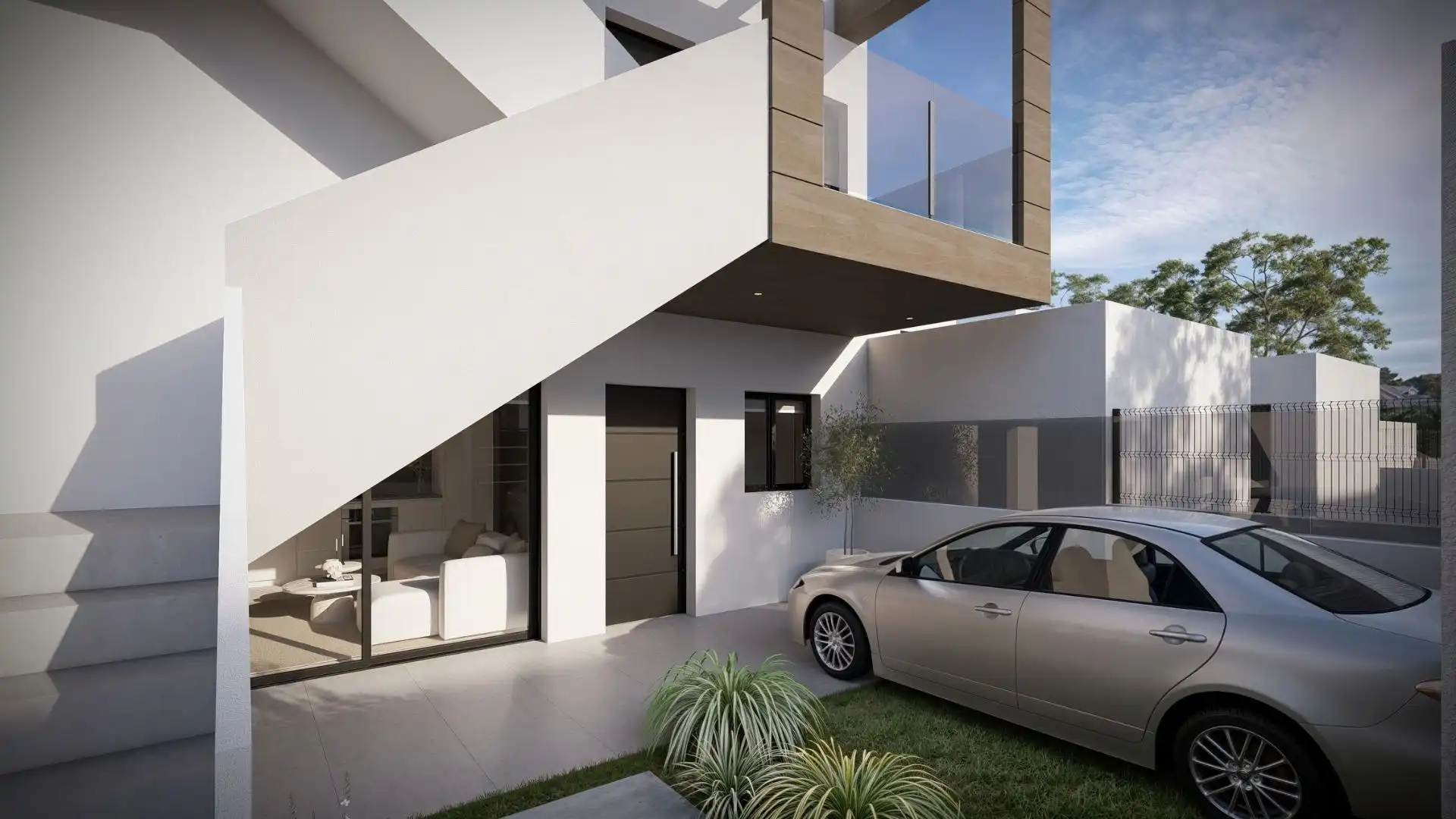Vista exterior de Casa o chalet en venta en San Pedro del Pinatar con Terraza y Piscina