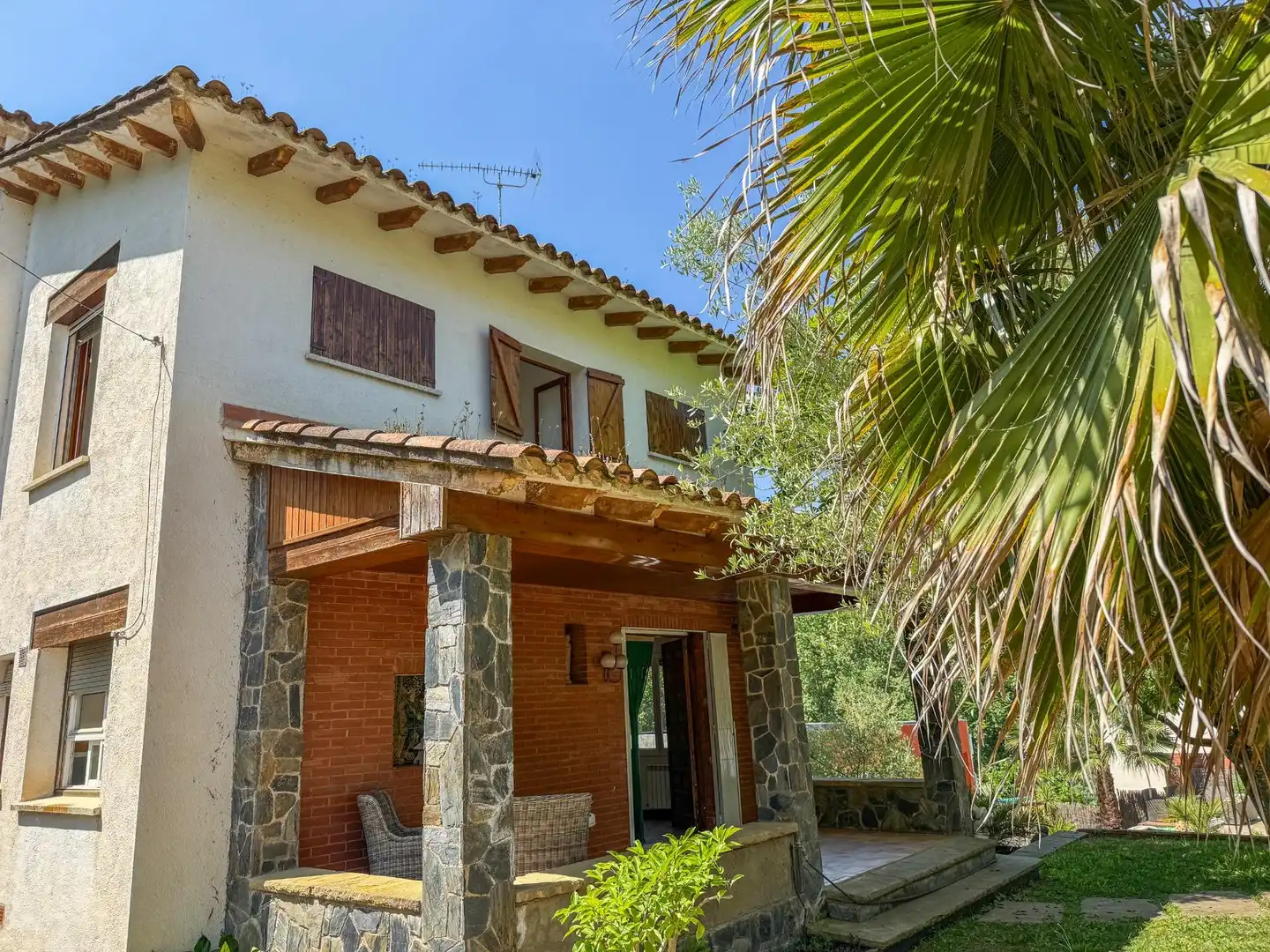 Vista exterior de Casa o xalet en venda en Arbúcies amb Jardí privat